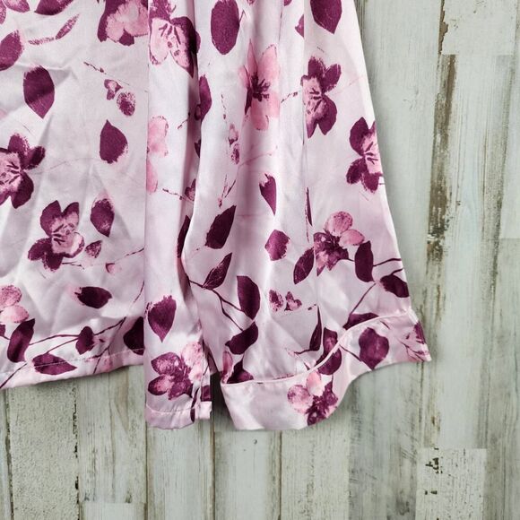 Secret Treasures Floral Pajama Top Pink Size 2XL - Picture 9 of 9